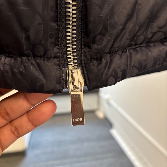 COPY - Dior Oblique Down Jacket Black Technical Jacquard Size Large - Picture 6 of 9